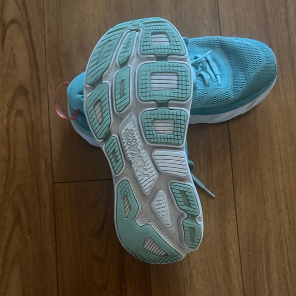 Hoka Women's Teal Blue Athletic Shoes - Picture 5 of 7